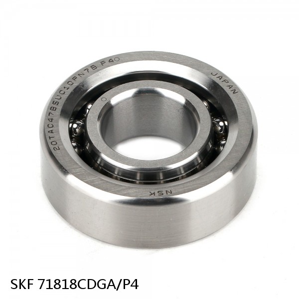 71818CDGA/P4 SKF Super Precision,Super Precision Bearings,Super Precision Angular Contact,71800 Series,15 Degree Contact Angle #1 small image